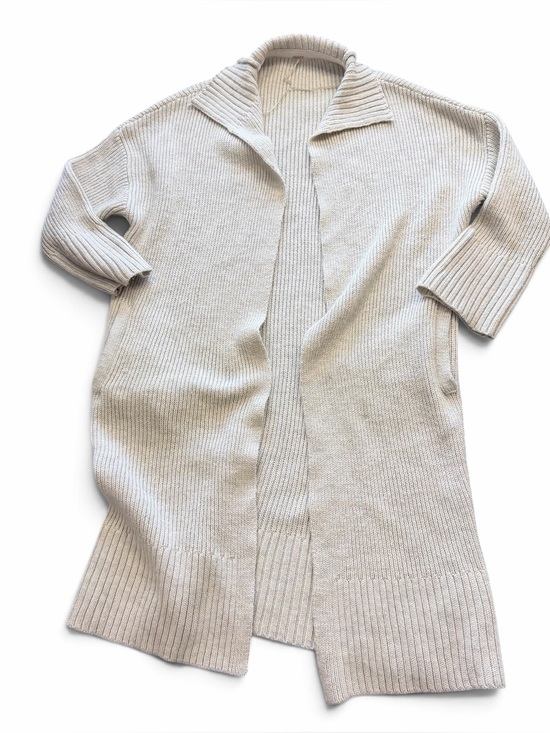 Free People Sweaters - Free People Ottoman Slouchy Longline Cardigan in Oatmeal Size Small